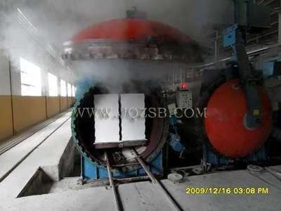 加气混凝土砌块成品出釜 物流装备与建筑砌块质量保障的关键环节